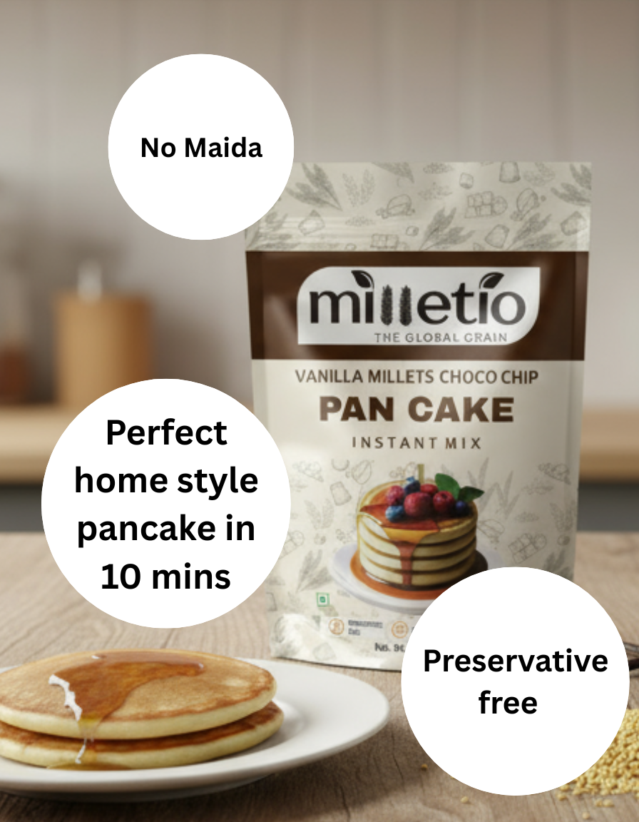 Vanilla choco-chip pancake