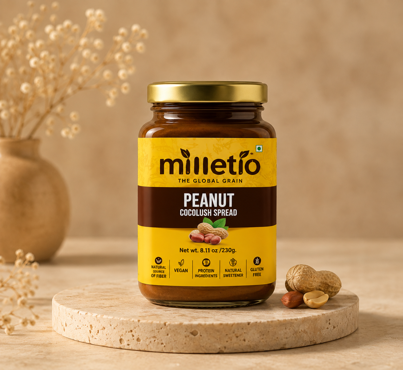 Milletio Peanut Cocolush Spread