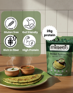 Spinach millet instant dosa mix