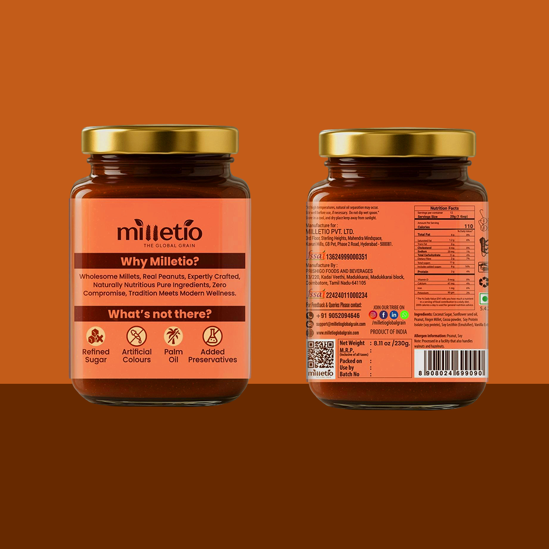 Milletio Hazelnut Cocolush Spread