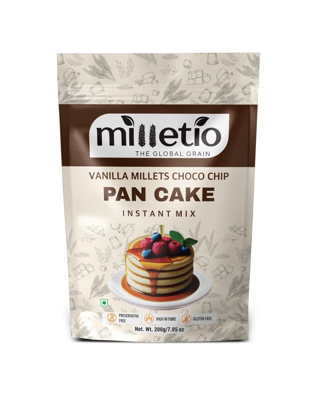 vanilla choco-chip pancake