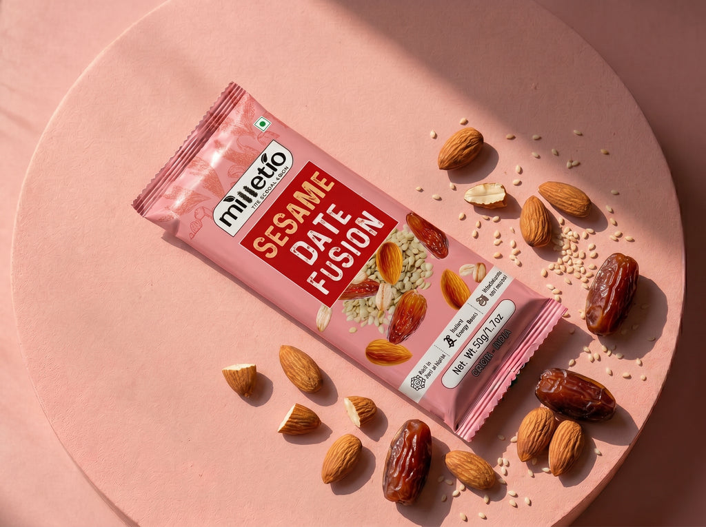Milletio Sesame Date Fusion Nutri Bar